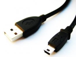 USB kabel A-MINI 5PM 2.0 2m HQ 1,8m  (CCP-USB2-AM5P-6)