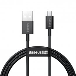 Baseus CAMYS-01 Superior Fast Charging Datový Kabel MicroUSB 2A 1m Black  (6953156208476)