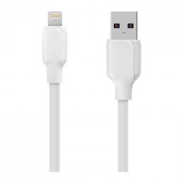 OBAL:ME Simple USB-A/ Lightning Kabel 1m White  (8596311223624)