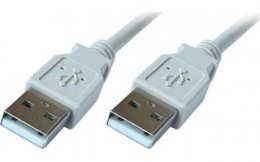 PremiumCord USB 2.0 A-A M/ M 1m propojovací kabel  (ku2aa1)