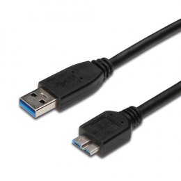 PremiumCord Kabel Micro USB 3.0 5Gbps USB A - Micro USB B, MM, 3m  (ku3ma3bk)