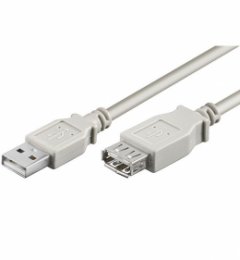 PremiumCord USB 2.0 kabel prodlužovací, A-A, 20cm  (kupaa02)