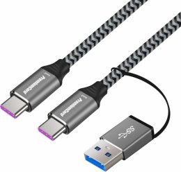 PremiumCord USB-C kabel (USB 3.2, 5A,20Gbit/ s) 2m  (ku31cq2)