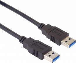 PremiumCord Kabel USB 3.0 Super-speed 5Gbps A-A, 9pin, 1m  (ku3aa1bk)