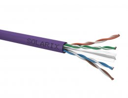 Instalační kabel Solarix CAT6 UTP LSOH Dca-s2,d2,a1 100m/ box SXKD-6-UTP-LSOH  (27724161)