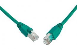 SOLARIX patch kabel CAT5E SFTP PVC 10m zelený snag-proof  (28451009)