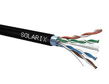 Instalační kabel Solarix CAT6 FTP PE Fca venkovní 500m/ cívka SXKD-6-FTP-PE  (27655194)
