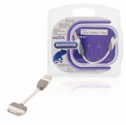 Synchronizační a Nabíjecí Kabel Apple Dock 30kolíkový - USB A Zástrčka 0.10 m Bílá BBM39100W01  (BBM39100W01)