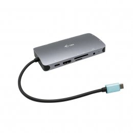 i-tec USB-C Metal Nano Dock HDMI/ VGA with LAN, Power Delivery 100 W  (C31NANODOCKVGAPD)