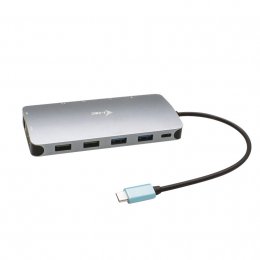 i-tec USB-C Metal Nano 3x Display Docking Station, Power Delivery 100 W  (C31NANODOCKPROPD)