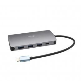 i-tec USB-C Metal Nano Dock HDMI/ VGA with LAN, Power Delivery 65W + zdroj 77W  (C31NANOVGA77W)