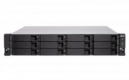 QNAP TS-1283XU-RP-E2124-8G (Xeon E 3,3GHz /  8GB ECC RAM /  12x SATA /  4x PCIe /  4x GbE /  2x 10G SFP+)  (TS-1283XU-RP-E2124-8G)