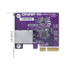 QNAP 1-port SFF-8088 SATA host bus adapter, 4 x SATA 6Gb/ s , PCIe 3.0 x2, for TL SATA JBOD  (QXP-400eS-A1164)
