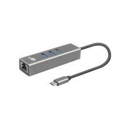 TB Touch USB C - RJ45, 3x USB adaptér 1000Mb/ s  (AKTBXKACRJ453UG)