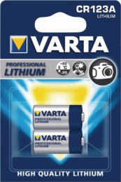 Lithiová Baterie CR123A 3 V 2-Blistr VARTA-CR123A-2  (VARTA-CR123A-2)