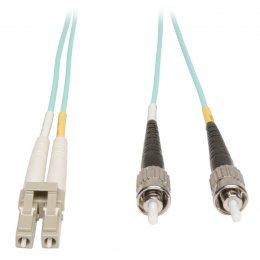 Tripplite Optický patch kabel 10Gb Duplex Multimode 50/ 125, OM3 (LC/ ST), modrá, 10m  (N818-10M)