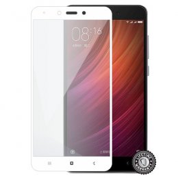 Screenshield™ XIAOMI Redmi Note 4 Tempered Glass protection (full COVER white)  (XIA-TG25DWREDNO4-D)