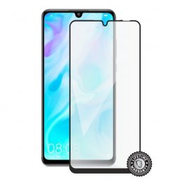 Screenshield HUAWEI P30 Lite Tempered Glass protection (full COVER black)  (HUA-TG25DBP30LT-D)