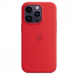 iPhone 14 Pro Max Silicone Case with MS- RED  (MPTR3ZM/A)