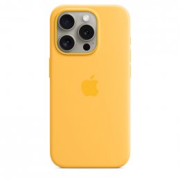 iPhone 15 Pro Silicone Case with MS - Sunshine  (MWNK3ZM/A)