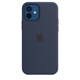 iPhone 12/ 12 Pro Silicone Case w MagSafe D.Navy/ SK  (MHL43ZM/A)