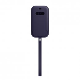 iPhone 12 mini Leather Sleeve wth MagSafe D.Violet  (MK093ZM/A)