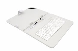 AIREN AiTab Leather Case 4 with USB Keyboard 10" WHITE (CZ/ SK/ DE/ UK/ US.. layout)  (Leather Case 4 10W)