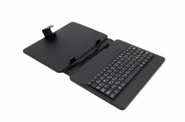 AIREN AiTab Leather Case 2 with USB Keyboard 8" BLACK (CZ/ SK/ DE/ UK/ US.. layout)  (Leather Case 2 8B)