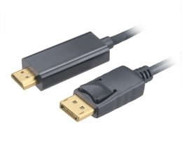 AKASA - adaptér DP na HDMI - aktivní  (AK-CBDP20-18BK)