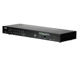 Aten 16-port KVM USB+PS/ 2 OSD, rack 19"+OverNet  (CS-1716i)