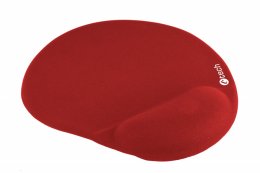 Podložka pod myš gelová C-TECH MPG-03, červená, 240x220mm  (MPG-03R)