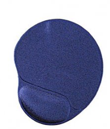 GEMBIRD Gel mouse pad with wrist support, blue  (MP-GEL-B)