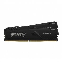 Kingston FURY Beast/ DDR4/ 16GB/ 3600MHz/ CL17/ 2x8GB/ Black  (KF436C17BBK2/16)