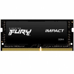 Kingston FURY Impact/ SO-DIMM DDR4/ 16GB/ 2666MHz/ CL15/ 1x16GB/ Black  (KF426S15IB1/16)