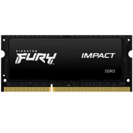 Kingston FURY Impact/ SO-DIMM DDR3L/ 4GB/ 1866MHz/ CL11/ 1x4GB/ Black  (KF318LS11IB/4)