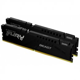 Kingston FURY Beast/ DDR5/ 32GB/ 4800MHz/ CL38/ 2x16GB/ Black  (KF548C38BBK2-32)