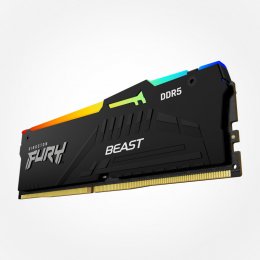 Kingston FURY Beast EXPO/ DDR5/ 16GB/ 6000MHz/ CL36/ 1x16GB/ RGB/ Black  (KF560C36BBEA-16)