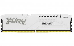 Kingston FURY Beast White/ DDR5/ 16GB/ 6000MHz/ CL30/ 1x16GB/ White  (KF560C30BW-16)