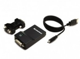 Lenovo USB 3.0 to DVI/ VGA Monitor Adapter  (0B47072)