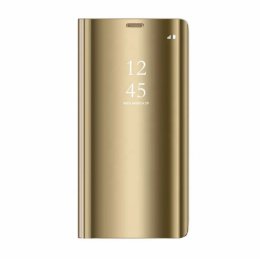 Cu-Be Clear View Samsung Galaxy S23 Gold  (8595680420467)