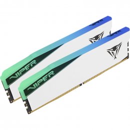 Patriot Viper Elite 5/ DDR5/ 32GB/ 6200MHz/ CL42/ 2x16GB/ RGB/ White  (PVER532G62C42KW)