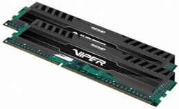 Patriot Viper 3/ DDR3/ 16GB/ 1600MHz/ CL10/ 2x8GB/ Black  (PV316G160C0K)