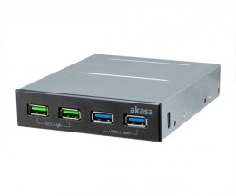 AKASA USB hub 2 x Quick Charge 3.0 + 2 x USB 3.1  (AK-ICR-34)