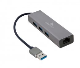 Gembird USB-A/ LAN, 3x USB 3.0  (A-AMU3-LAN-01)