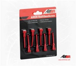 AIREN RedVibes Screw (8pcs Red color pack)  (AIREN RedVibesScrew)