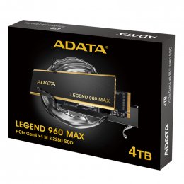 ADATA LEGEND 960 MAX/ 4TB/ SSD/ M.2 NVMe/ Černá/ 5R  (ALEG-960M-4TCS)