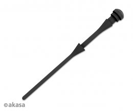 Akasa protivibrační spony na ventilátory (60ks) černé  (AK-MX003-BKT60)