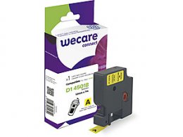 WECARE ARMOR páska kompatibilní s DYMO S0720580,Black/ Yellow,12mm*7m  (K80003W4)