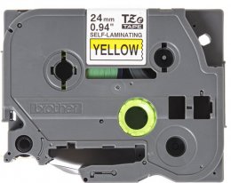 Brother TZE-SL651, žlutá/ černá, 24mm, samolaminovací  (TZESL651)