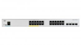 Catalyst C1000-24FP-4X-L, 24x 10/ 100/ 1000 Ethernet PoE+ ports and 370W PoE budget, 4x 10G SFP+  (C1000-24FP-4X-L)
